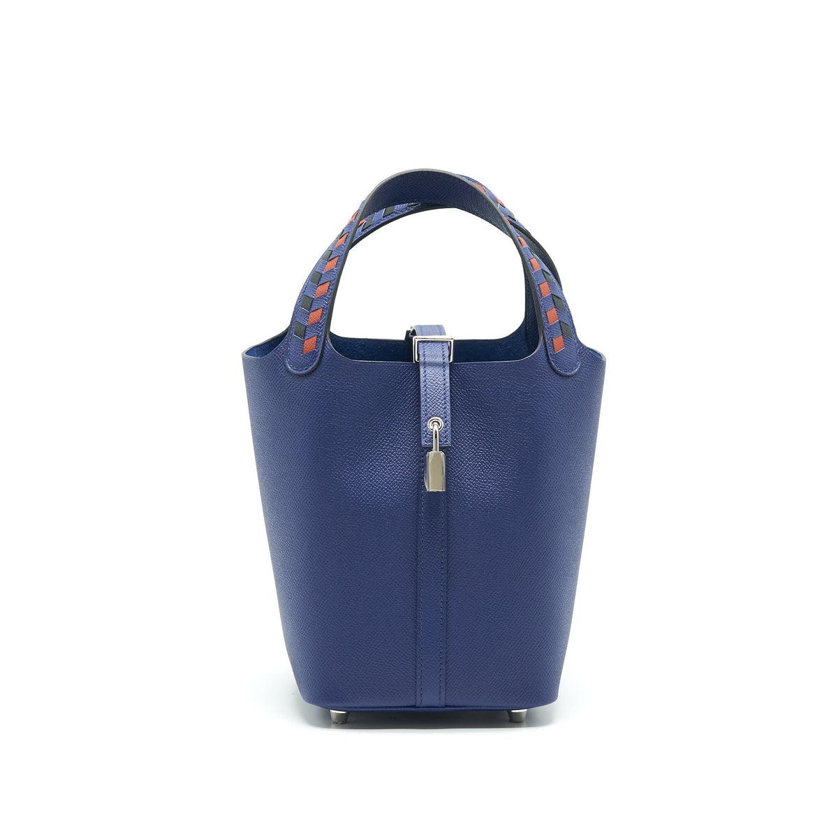 HERMES PICOTIN 18 BLUE ENCRE/BRIQUE/NIOR SHW