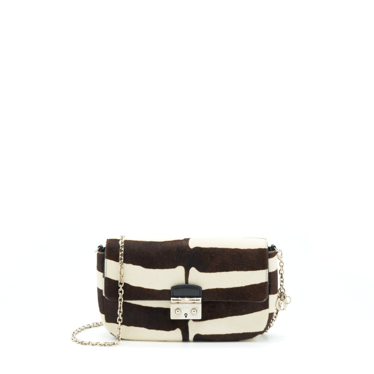 DIOR MISS DIOR MINI BAG WITH CHAIN PONY HAIR MULTICOLOUR SHW