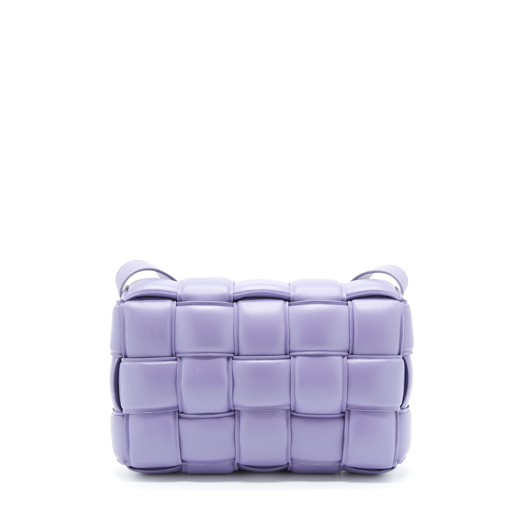 BOTTEGA VENETA PADDED CASSETTE BAG NAPPA LEATHER LAVENDER SHW