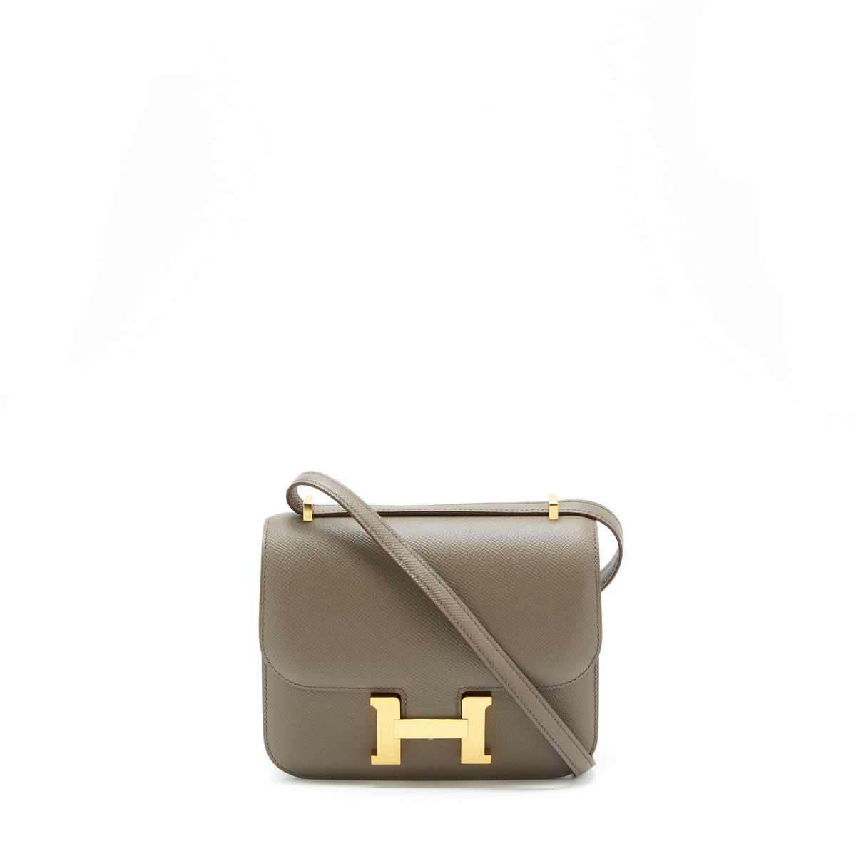 HERMES MINI CONSTANCE EPSOM 8F GRIS ETAIN GHW