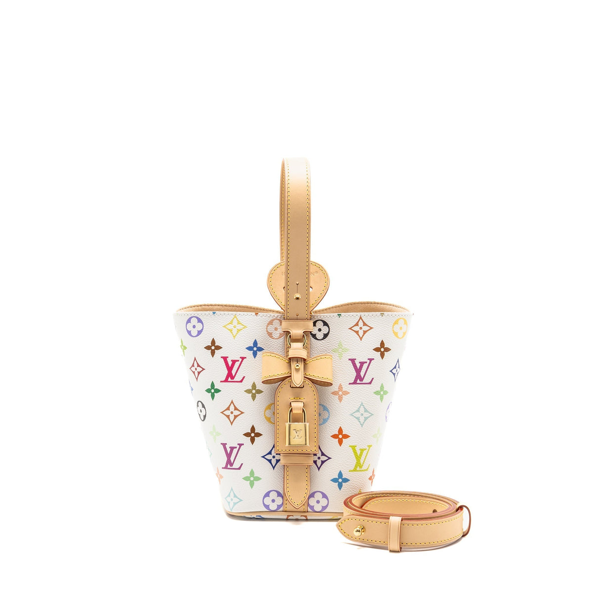 LOUIS VUITTON MURAKAMI ALL IN BB MONOGRAM CANVAS/LEATHER MULTICOLOUR GHW