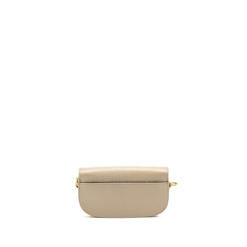 DIOR BOBBY EAST-WEST BAG CALFSKIN LIGHT BEIGE GHW