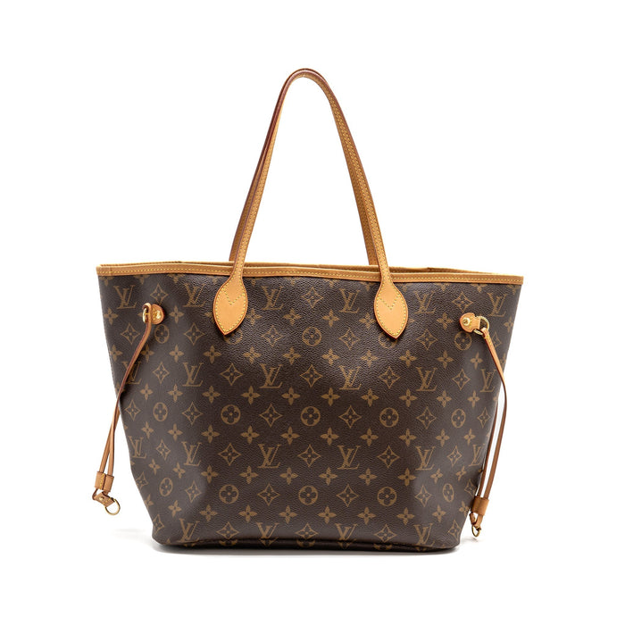 LOUIS VUITTON NEVERFULL MM MONOGRAM CANVAS GHW