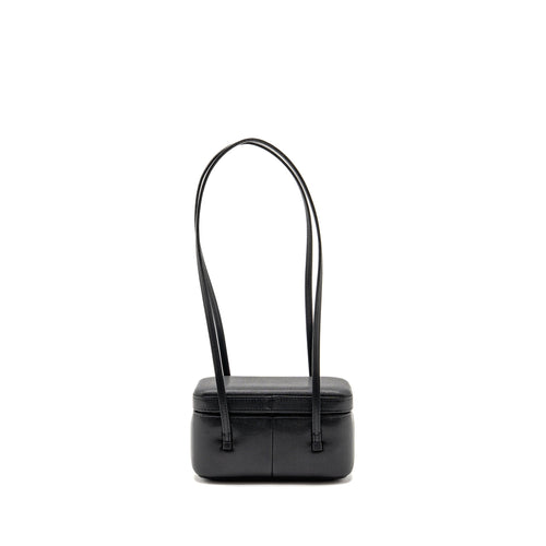 CHANEL 26P PREPPY COCO MINI VANITY SHOULDER BAG CAVIAR BLACK GHW (MICROCHIP)