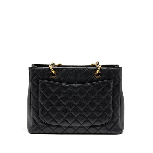 CHANEL GRAND SHOPPING TOTE / GST CAVIAR BLACK GHW
