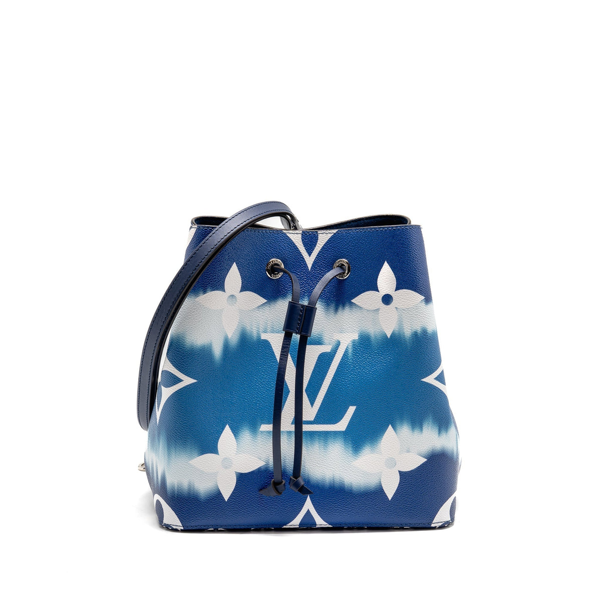 LOUIS VUITTON NEONOE LV ESCALE MM PASTEL GIANT MONOGRAM CANVAS BLUE/WHITE SHW