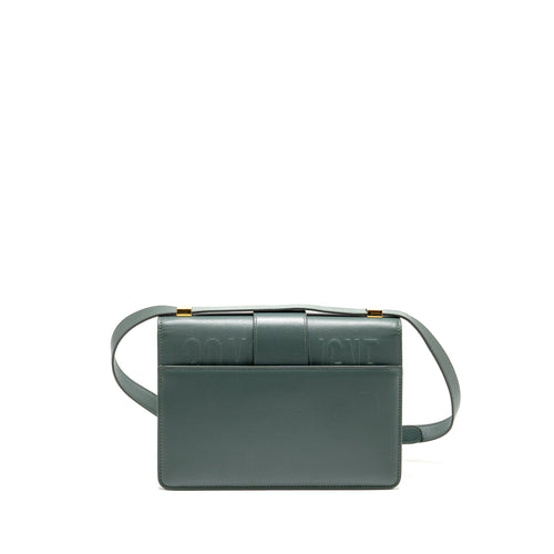 DIOR 30 MONTAIGNE MEDIUM FLAP BAG CALFSKIN GREEN GHW