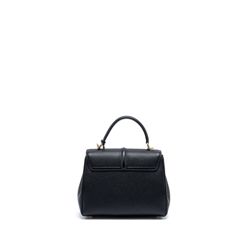 CELINE SMALL 16 BAG GRAINED CALFSKIN BLACK GHW