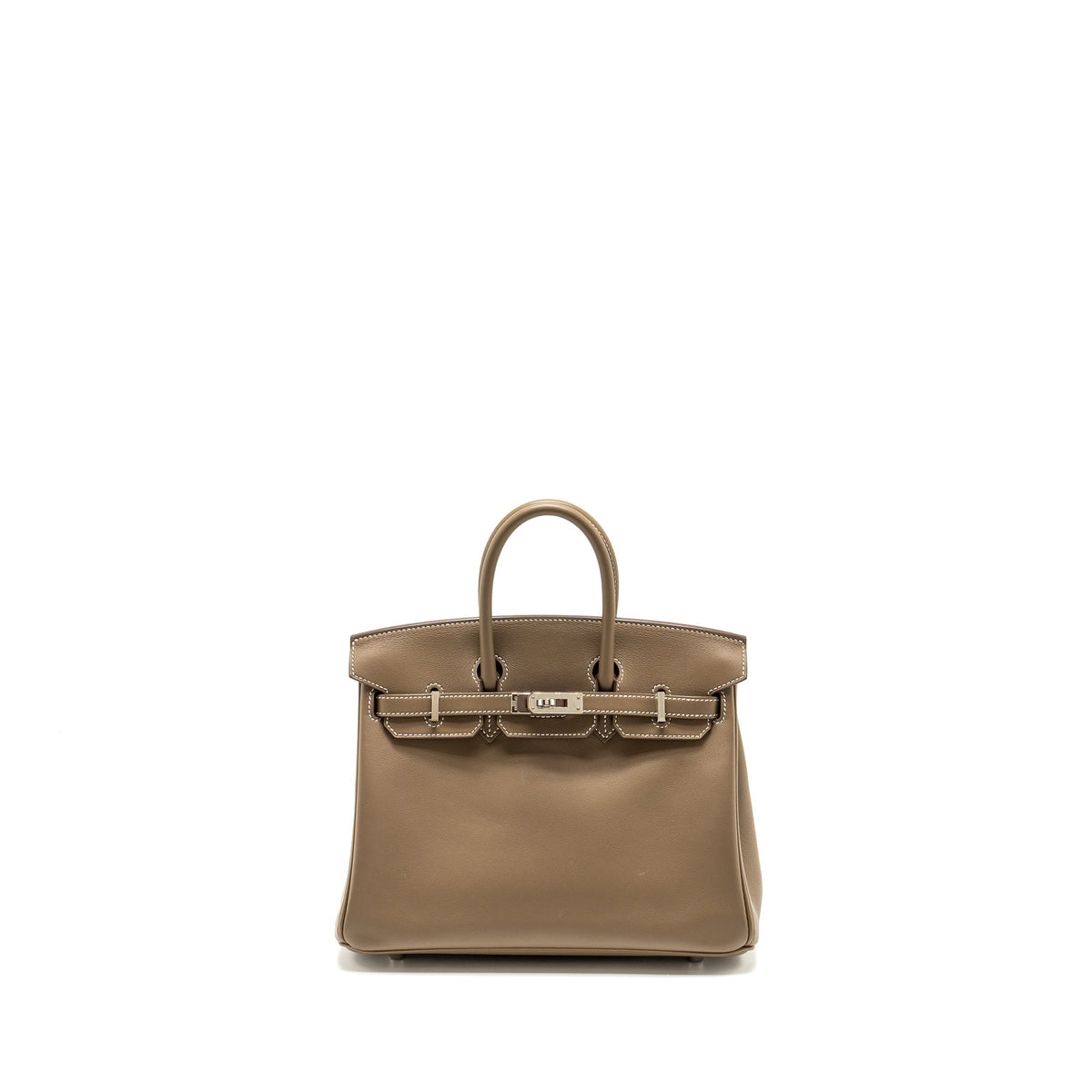 HERMES BIRKIN 25 SWIFT ETOUPE SHW