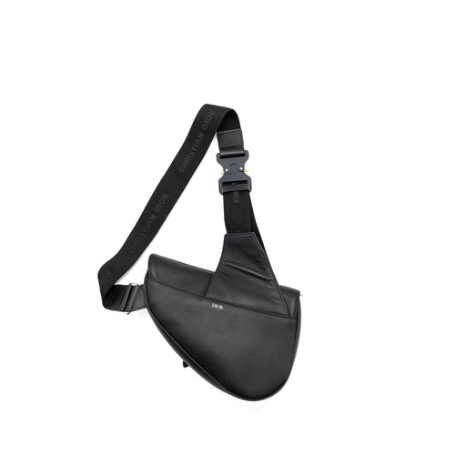 DIOR HOMME SADDLE BAG CALFSKIN BLACK SHW