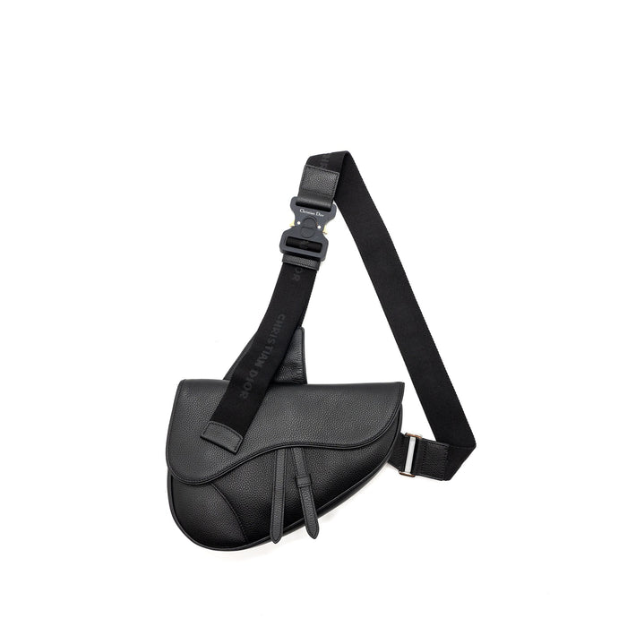DIOR HOMME SADDLE BAG CALFSKIN BLACK SHW