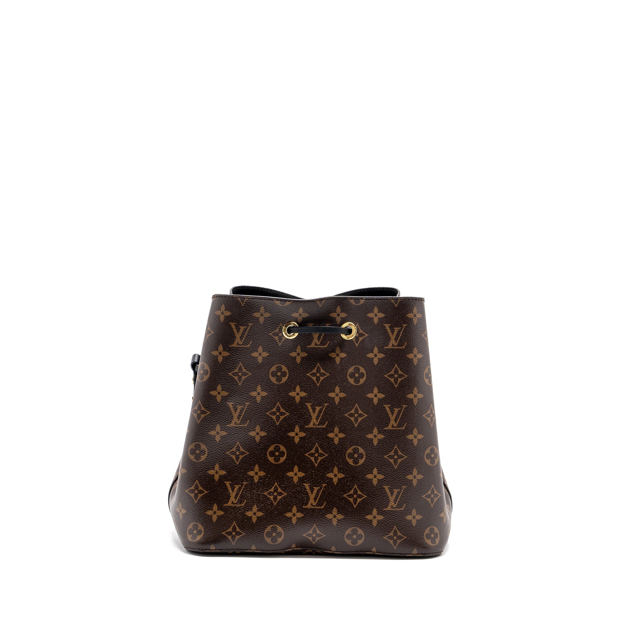 LOUIS VUITTON NEONOE MM  MONOGRAM CANVAS BLACK GHW