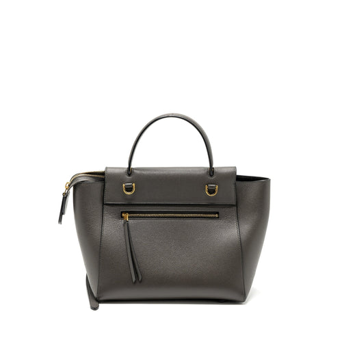 CELINE MICRO BELT BAG CALFSKIN GREY GHW