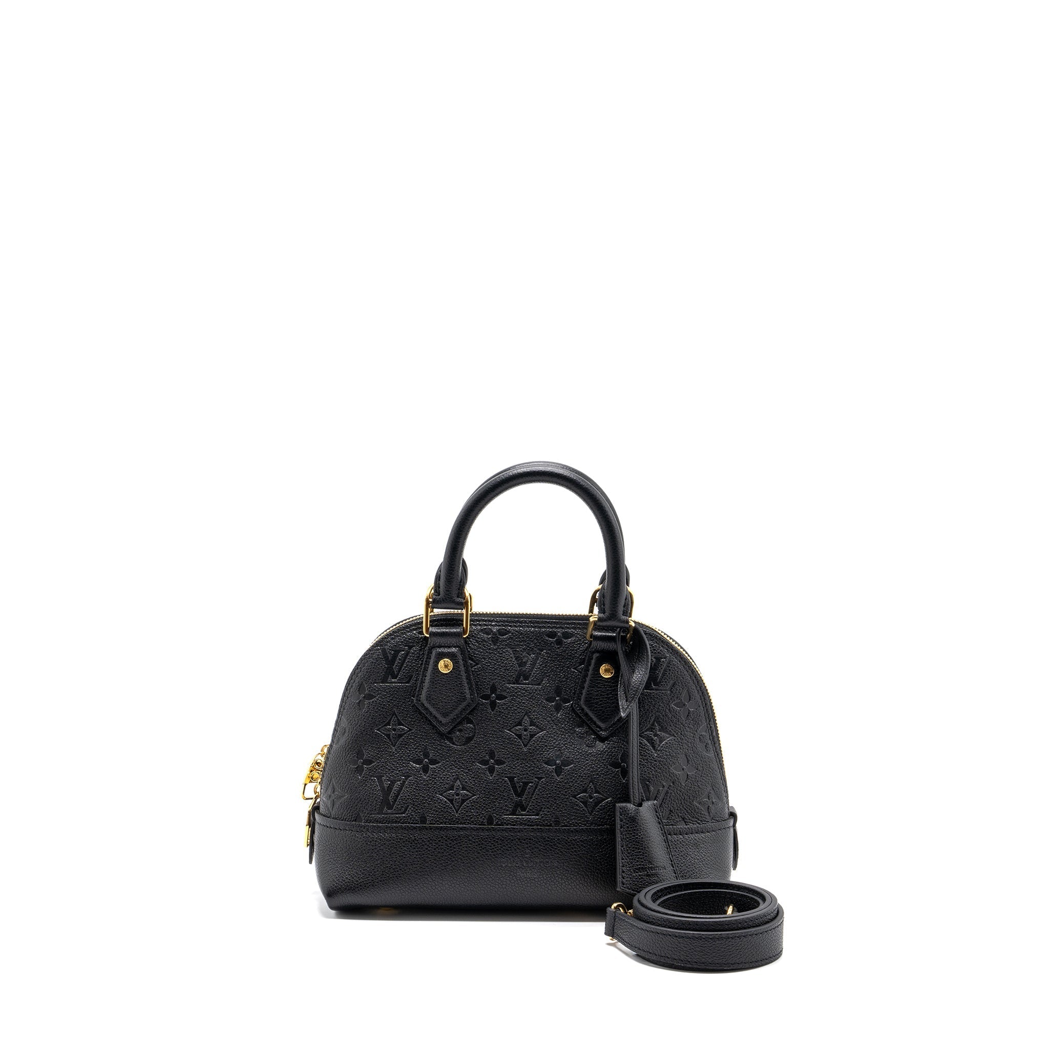 LOUIS VUITTON NEO ALMA BB MONOGRAM EMPREINTE BLACK GHW (NEW VERSION)