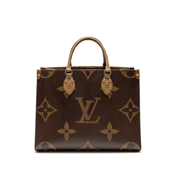 LOUIS VUITTON ONTHEGO MM MONOGRAM CANVAS GHW