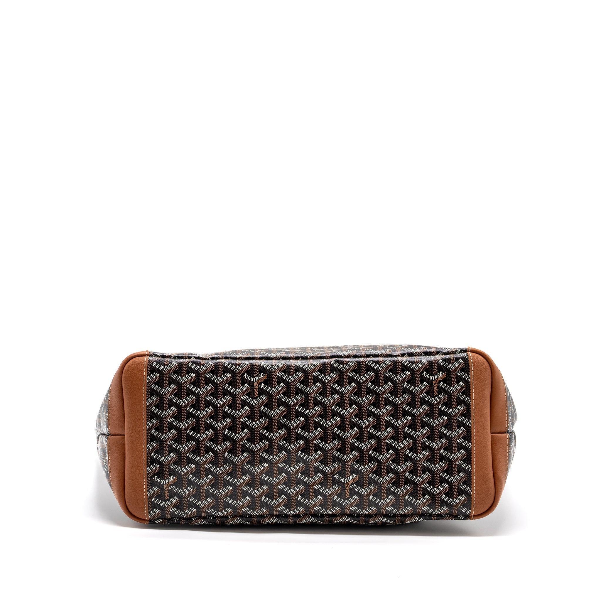 GOYARD ARTOIS MM TOTE GOYARDINE CANVAS BLACK / TAN SHW