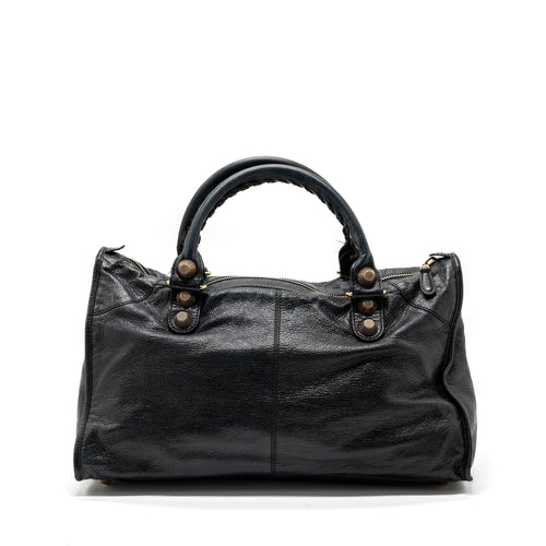BALENCIAGA G21 WORK BAG LEATHER BLACK GHW