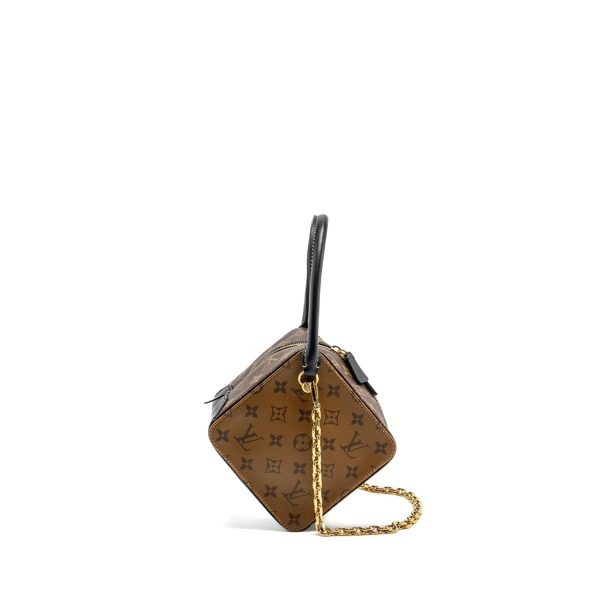 LOUIS VUITTON SQUARE BAG MONOGRAM REVERSE CANVAS GHW