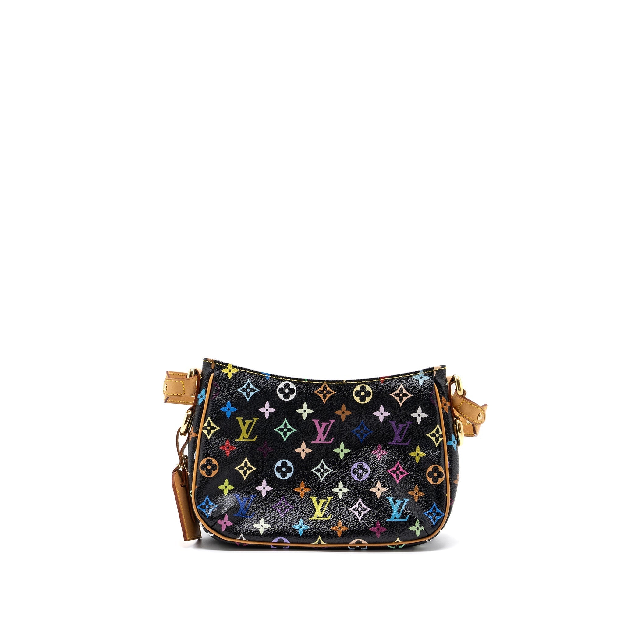 LOUIS VUITTON VINTAGE LODGE BAG MULTICOLOUR MONOGRAM CANVAS BLACK GHW