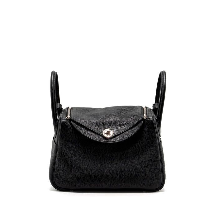 HERMES LINDY 30 CLEMENCE BLACK SHW