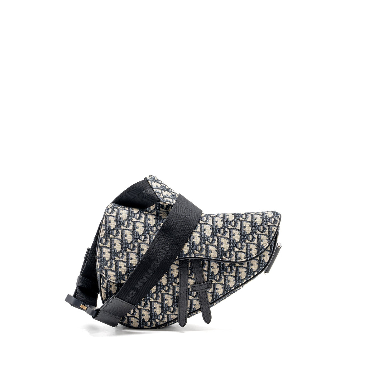 DIOR HOMME SADDLE BAG DIOR OBLIQUE JACQUARD MULTICOLOUR HARDWARE