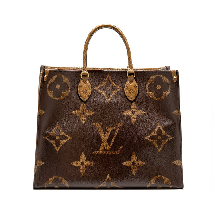 LOUIS VUITTON ONTHEGO GM MONOGRAM CANVAS GHW