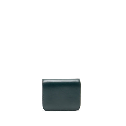 CELINE TEEN CLASSIC BOX BAG CALFSKIN DARK GREEN GHW