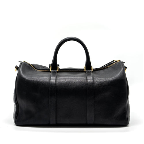 CHANEL VINTAGE TRAVEL BAG CAVIAR BLACK GHW