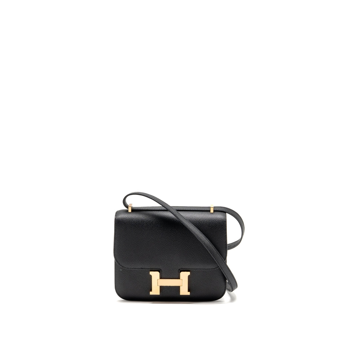 HERMES MINI CONSTANCE EPSOM BLACK RGHW