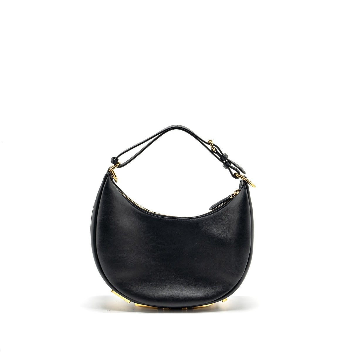 FENDI SMALL FENDIGRAPHY BAG CALFSKIN BLACK GHW