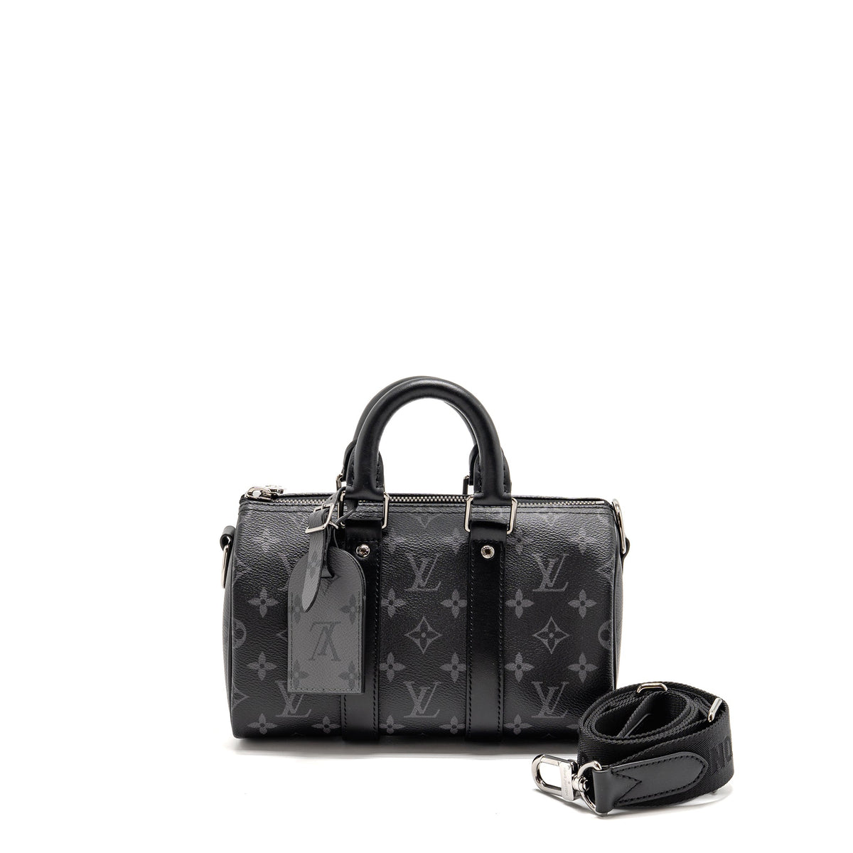 LOUIS VUITTON KEEPALL BANDOULIERE 25 MONOGRAM ECLIPSE SHW
