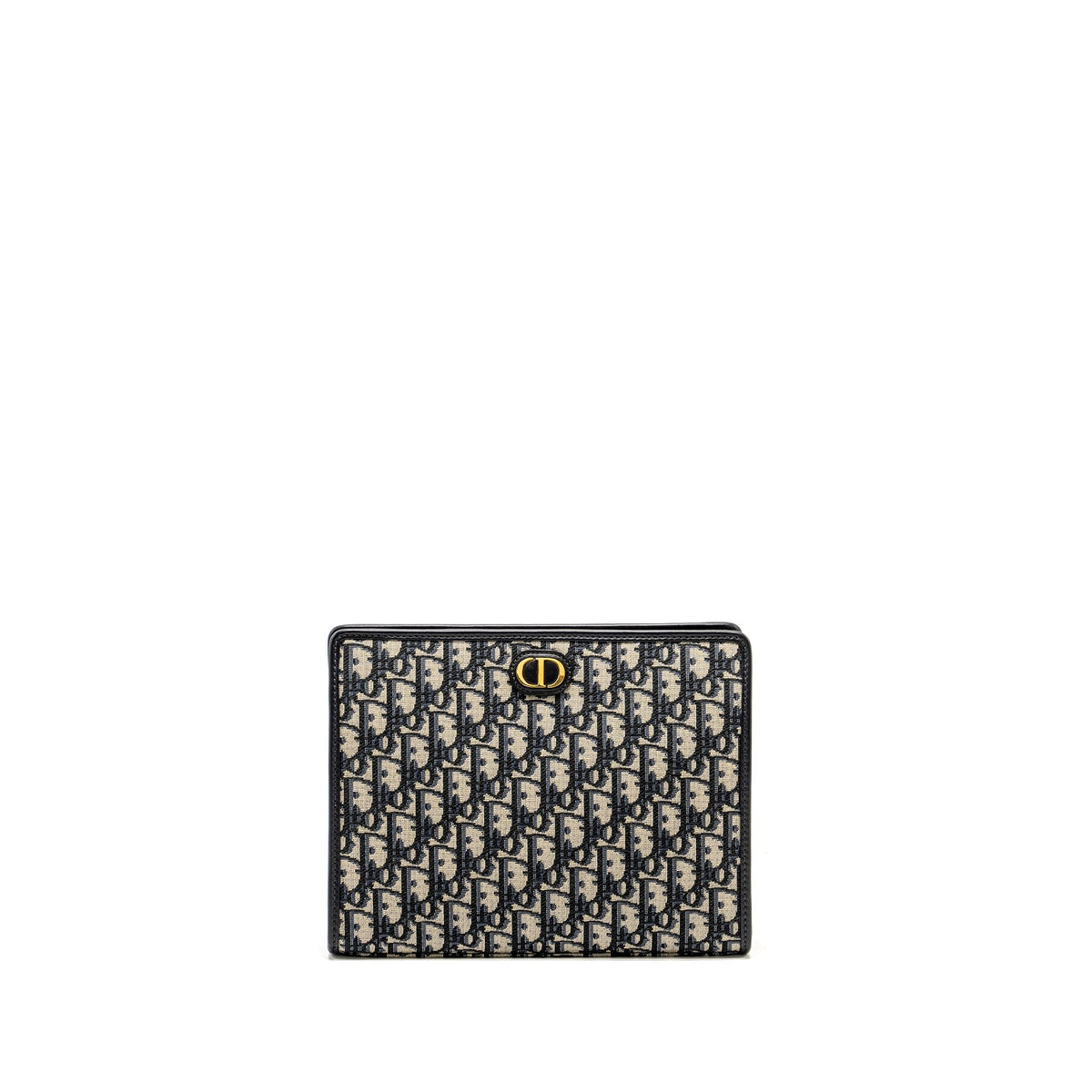 DIOR 30 MONTAIGNE DEA POUCH BLUE OBLIQUE JACQUARD GHW