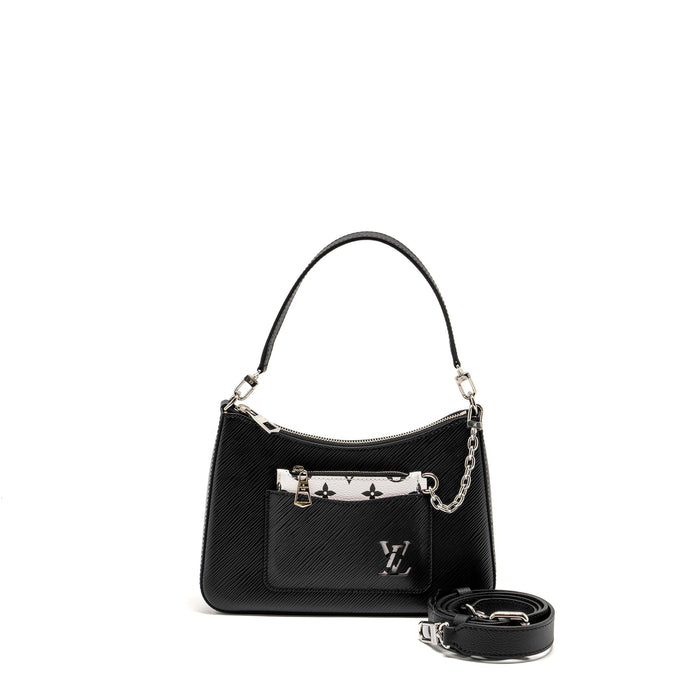LOUIS VUITTON MARELLE GRAINED EPI/CANVAS BLACK SHW