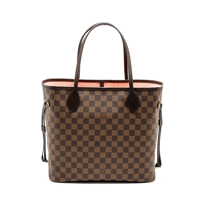 LOUIS VUITTON NEVERFULL MM DAMIER EBENE CANVAS GHW