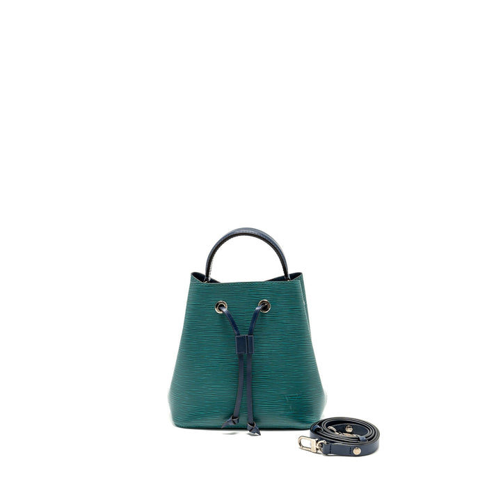 LOUIS VUITTON NEONOE BB EPI MULTICOLOR GREEN / BLUE SHW