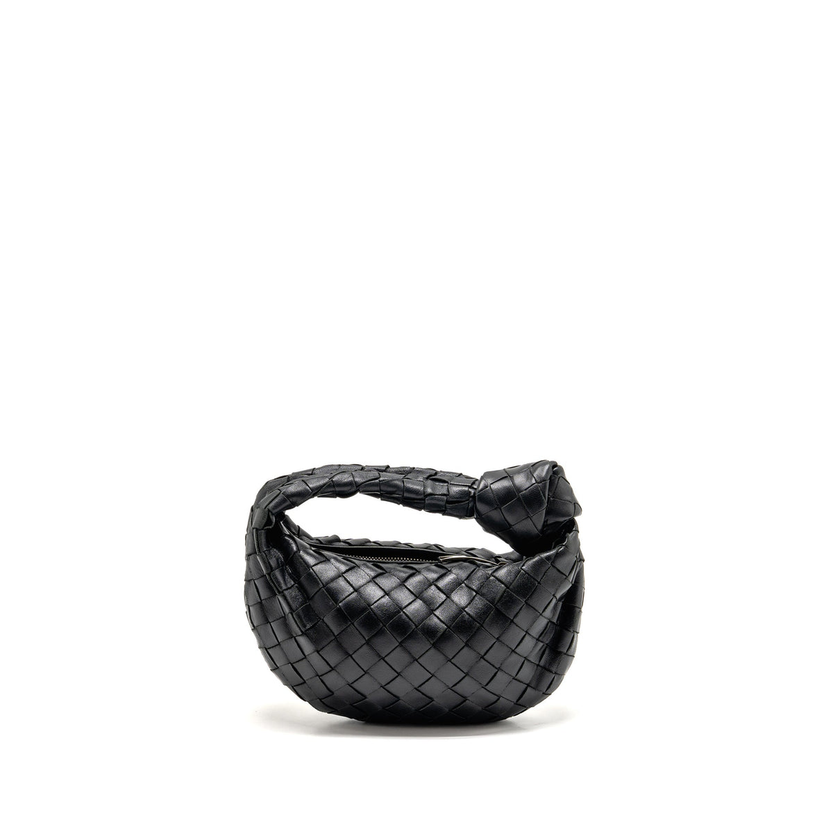 BOTTEGA VENETA MINI JODIE LAMBSKIN BLACK SHW