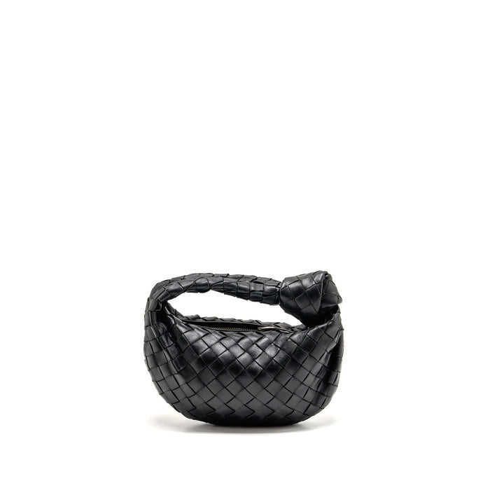 BOTTEGA VENETA MINI JODIE LAMBSKIN BLACK SHW