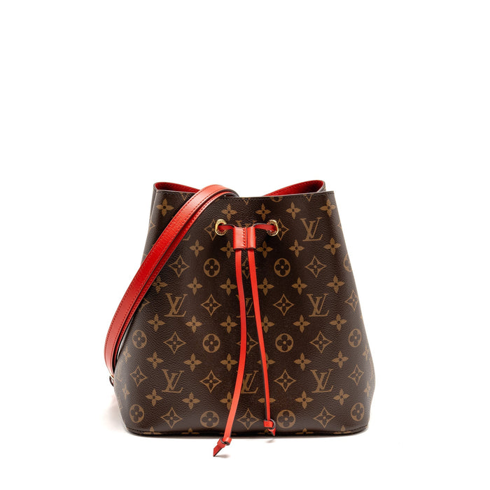LOUIS VUITTON NEO NOE MONOGRAM CANVAS RED GHW