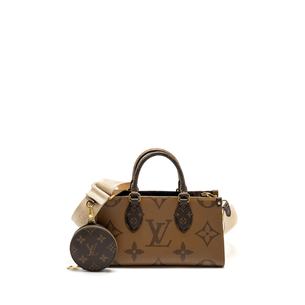 LOUIS VUITTON ONTHEGO EAST WEST MONOGRAM REVERSE GHW