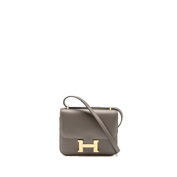 HERMES MINI CONSTANCE SWIFT 8F GRIS ETAIN RGHW