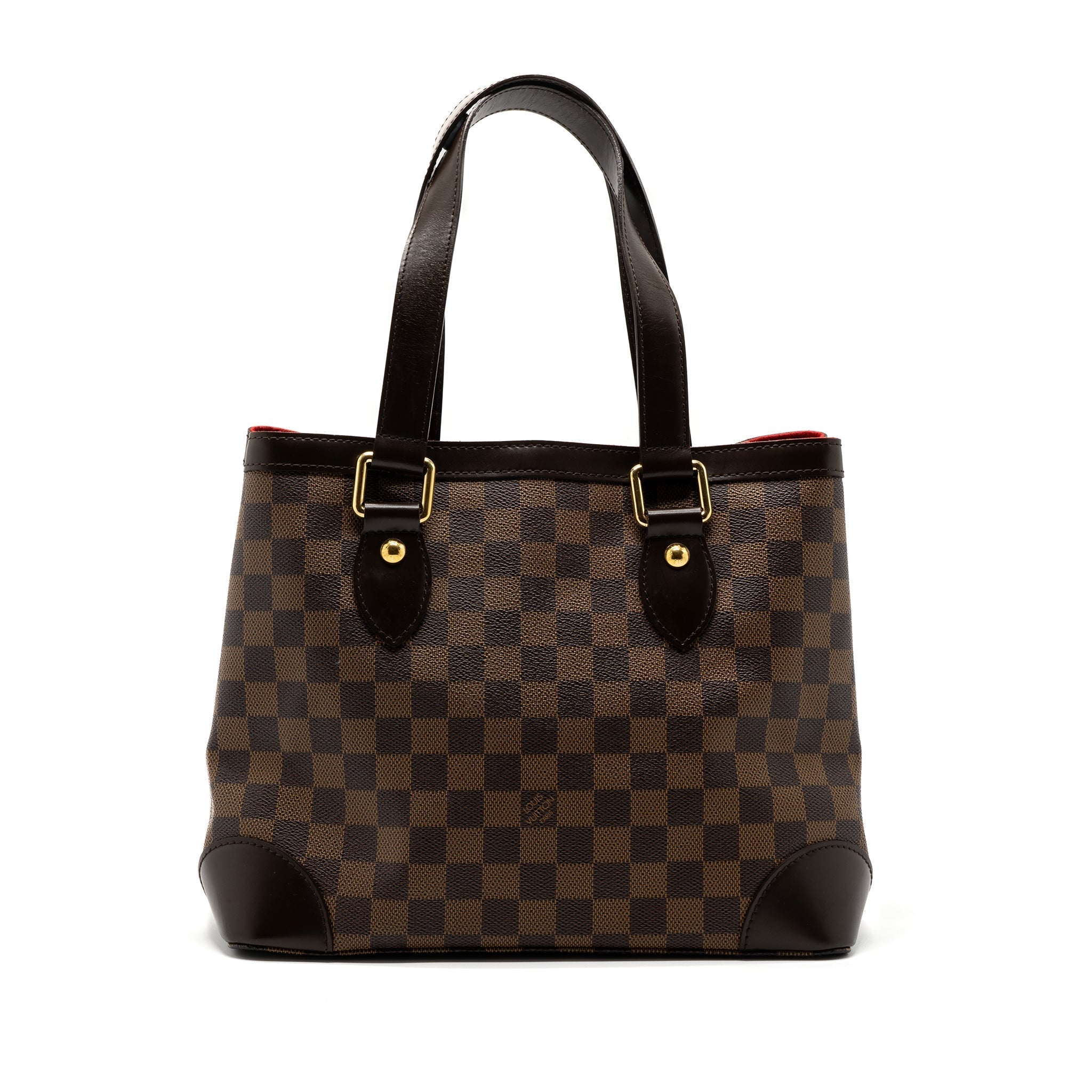 LOUIS VUITTON HAMSTEAD TOTE BAG DAMIER EBENE GHW