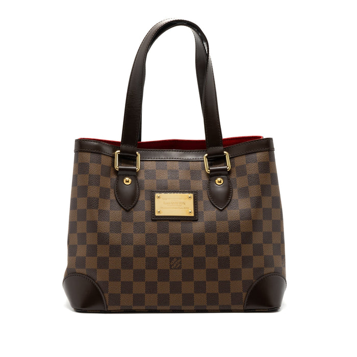 LOUIS VUITTON HAMSTEAD TOTE BAG DAMIER EBENE GHW