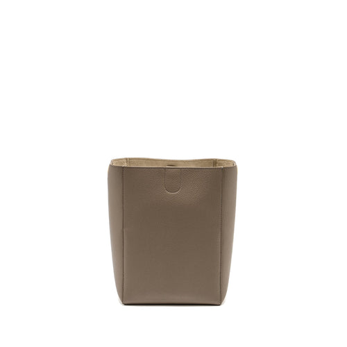 CELINE SANGLE BUCKET BAG CALFSKIN GREY GHW