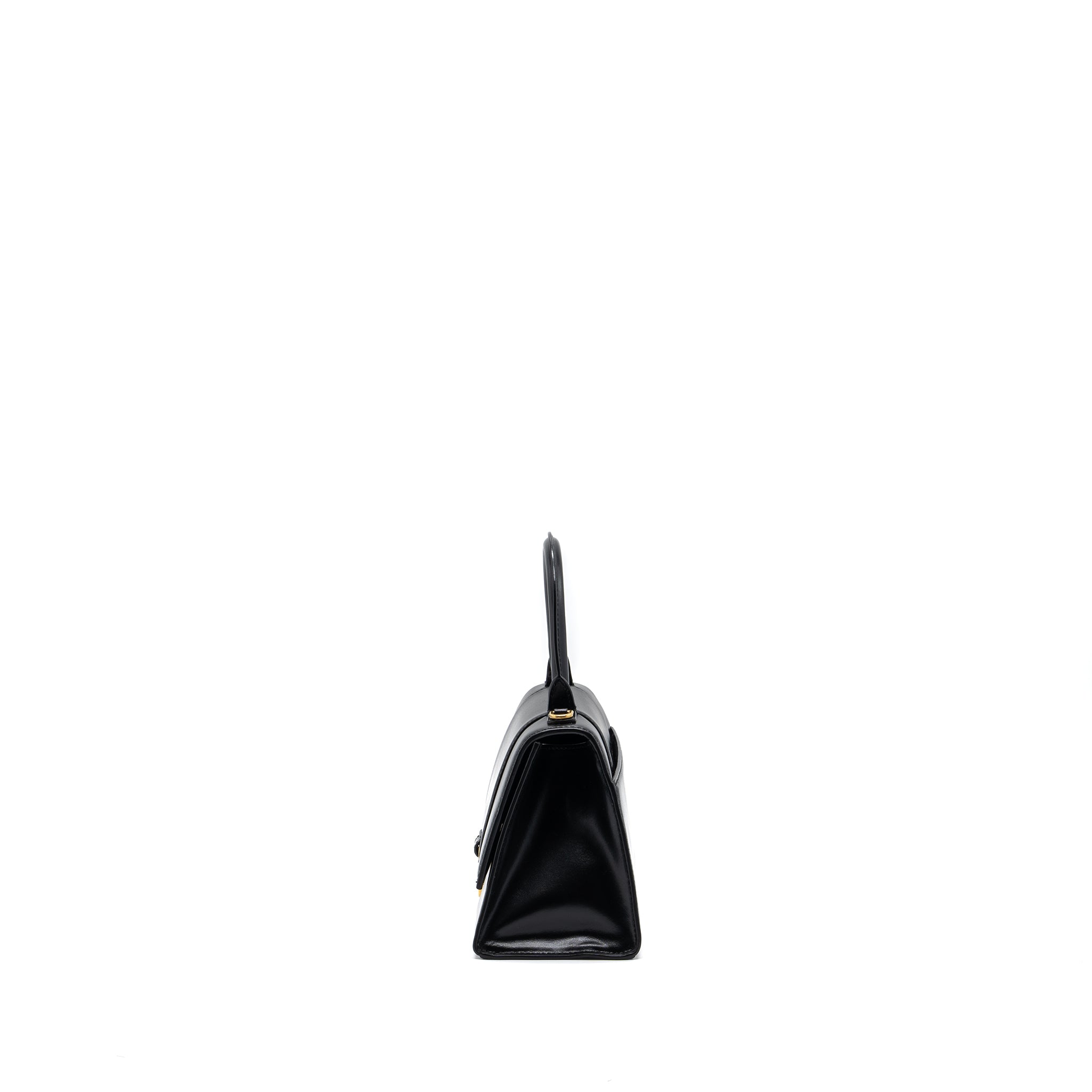 BALENCIAGA HOURGLASS S CALFSKIN BLACK GHW