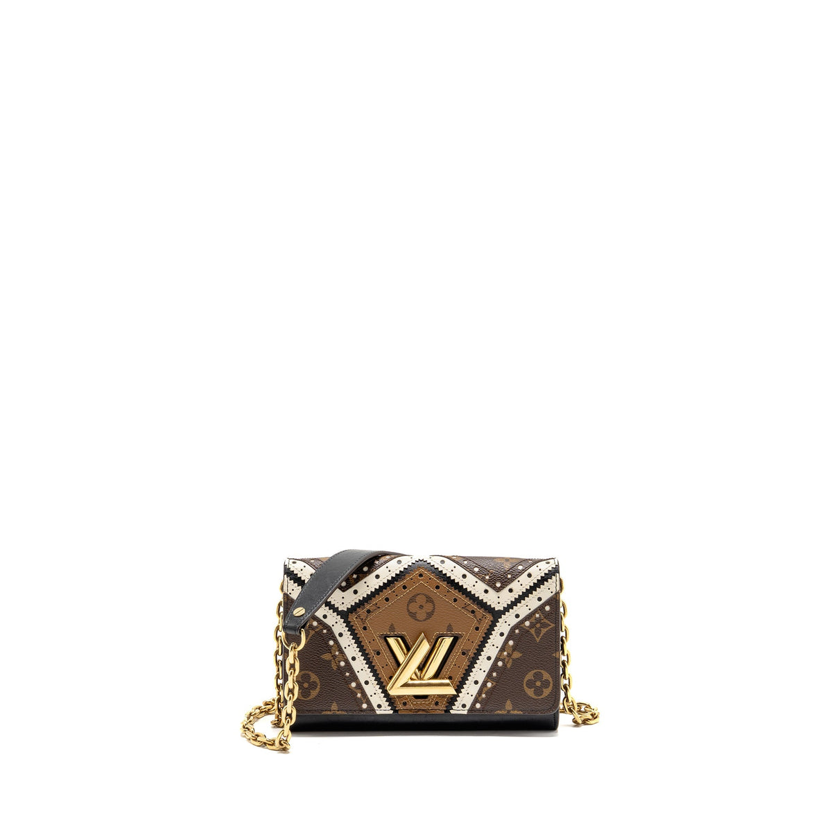 LOUIS VUITTON TWIST WALLET ON CHAIN MONOGRAM CANVAS / LEATHER MULTICOLOUR GHW