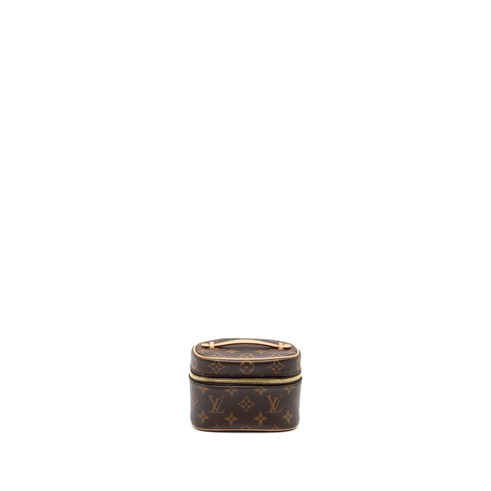 LOUIS VUITTON NICE NANO VANITY MONOGRAM CANVAS GHW