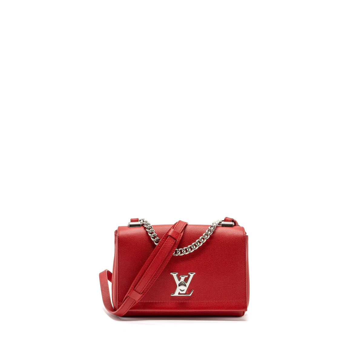 LOUIS VUITTON LOCKME II BB CALFSKIN RED SHW