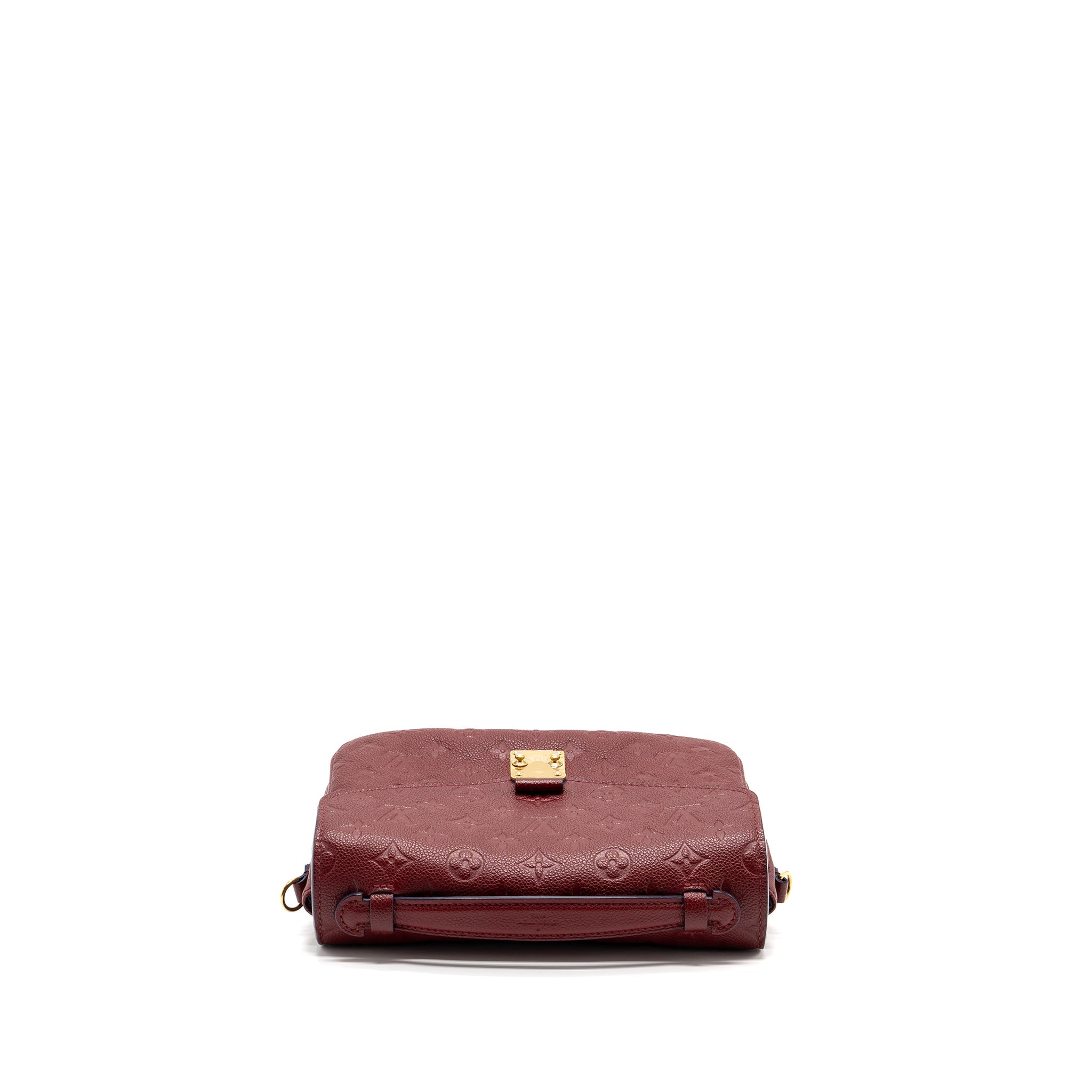 LOUIS VUITTON POCHETTE MÉTIS MONOGRAM EMPREINTE RED GHW