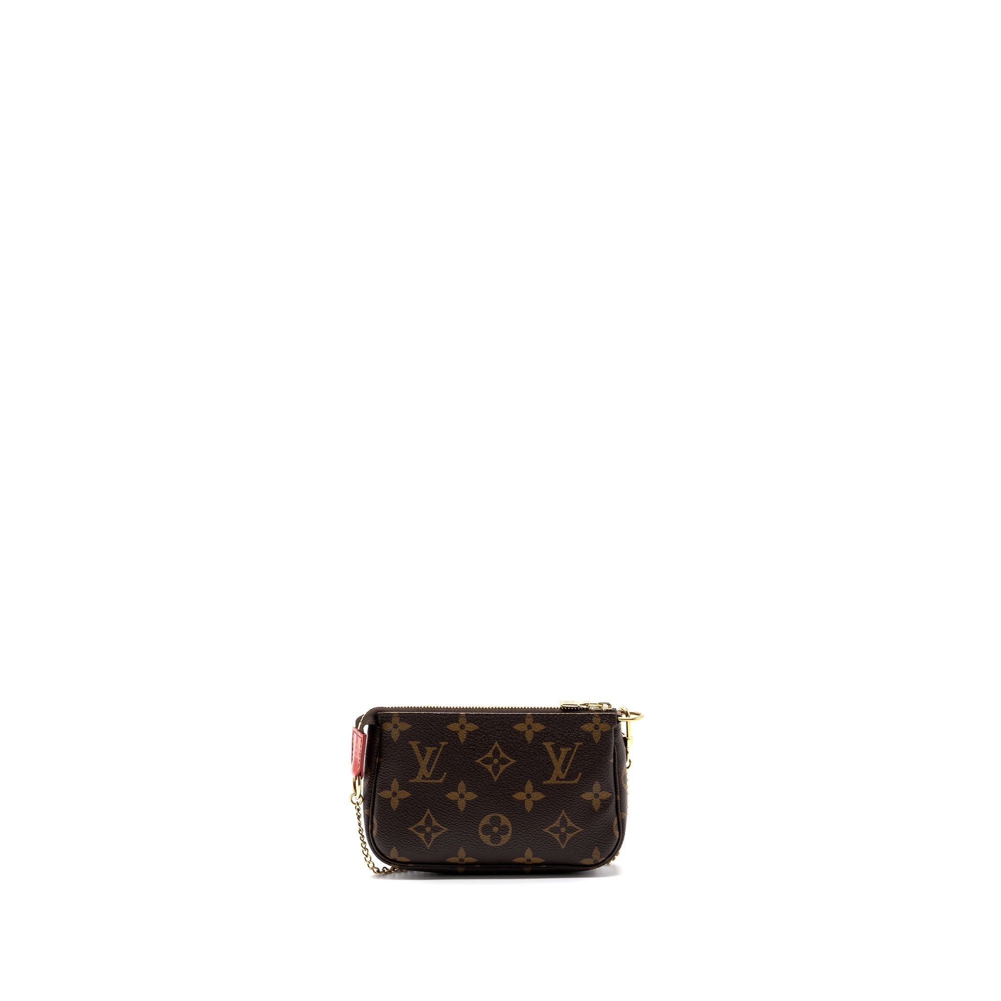 LOUIS VUITTON MINI POCHETTE ACCESSORIES 2020 CHRISTMAS MONOGRAM CANVAS GHW