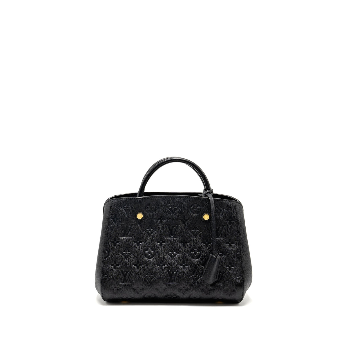 LOUIS VUITTON MONTAIGNE BB MONOGRAM EMPREINTE BLACK GHW